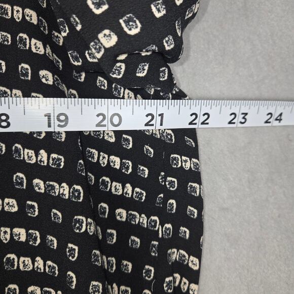 Prologue Womens XL Hi Low Shirt Dress Button Front Minimalist Casual Geometric - Picture 9 of 10